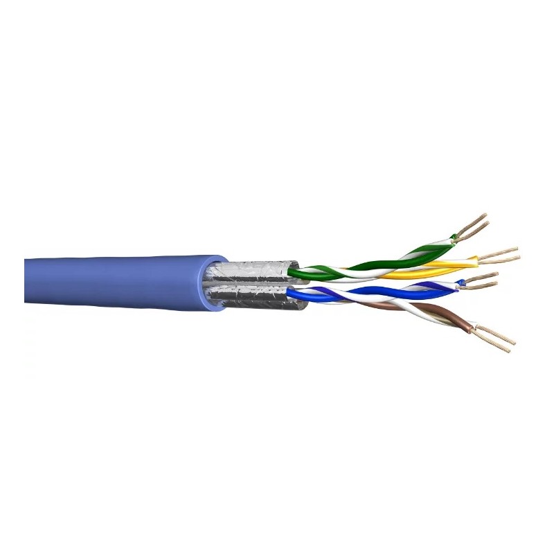 Cable de de datos - UC400 C6 U/UTP HD AZUL ARM-TRENZA